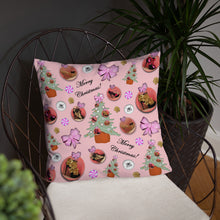 Load image into Gallery viewer, Pillow 'Pink Christmas'