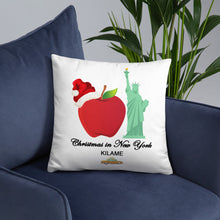 Load image into Gallery viewer, Pillow 'Christmas in New York Big Apple'