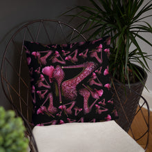 Load image into Gallery viewer, Pillow 'Pink crystals shoes'