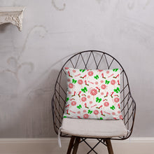 Load image into Gallery viewer, Pillow Green Bow 'Peppermint'