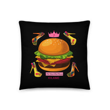 Load image into Gallery viewer, Pillow Hamburger 'Pop Princess'