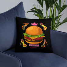 Load image into Gallery viewer, Pillow Hamburger 'Pop Princess'