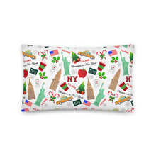 Load image into Gallery viewer, Pillow 'Christmas in New York Big Apple'