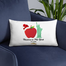 Load image into Gallery viewer, Pillow 'Christmas in New York Big Apple'