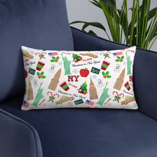 Load image into Gallery viewer, Pillow 'Christmas in New York Big Apple'
