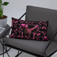 Load image into Gallery viewer, Pillow 'Pink crystals shoes'