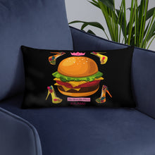 Load image into Gallery viewer, Pillow Hamburger 'Pop Princess'