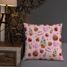 Load image into Gallery viewer, Pillow 'Pink Christmas'