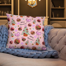 Load image into Gallery viewer, Pillow 'Pink Christmas'