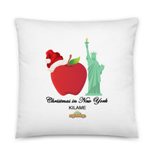 Load image into Gallery viewer, Pillow 'Christmas in New York Big Apple'