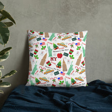 Load image into Gallery viewer, Pillow 'Christmas in New York Big Apple'