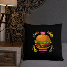 Load image into Gallery viewer, Pillow Hamburger 'Pop Princess'