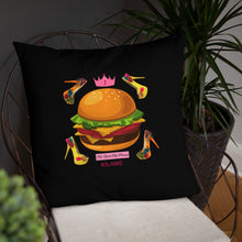Load image into Gallery viewer, Pillow Hamburger 'Pop Princess'