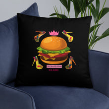 Load image into Gallery viewer, Pillow Hamburger 'Pop Princess'