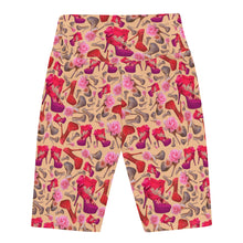 Load image into Gallery viewer, Biker Shorts 'Flowers mix shoes'
