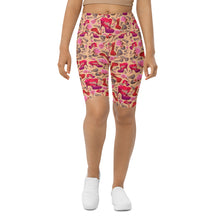 Load image into Gallery viewer, Biker Shorts 'Flowers mix shoes'