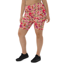 Load image into Gallery viewer, Biker Shorts 'Flowers mix shoes'
