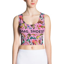 Load image into Gallery viewer, Crop Top Gate 'OMG. Shoes'