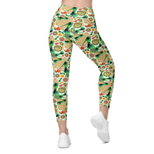 Load image into Gallery viewer, Crossover leggings with pockets 'Amalfi'