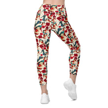 Load image into Gallery viewer, Crossover leggings with pockets 'Viva l'italia'
