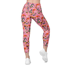 Load image into Gallery viewer, Crossover leggings with pockets 'Gelato Italiano'