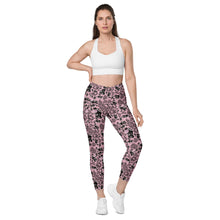 Load image into Gallery viewer, Crossover leggings with pockets Gaia 'Fashionista'