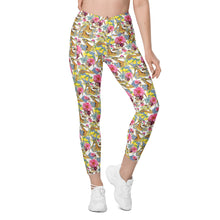 Load image into Gallery viewer, Crossover leggings with pockets 'Positano'