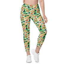 Load image into Gallery viewer, Crossover leggings with pockets 'Amalfi'