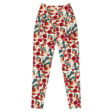 Load image into Gallery viewer, Crossover leggings with pockets 'Viva l'italia'
