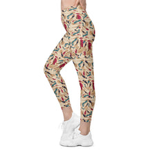 Load image into Gallery viewer, Crossover leggings with pockets Kase 'Travel blogger'