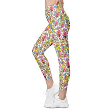 Load image into Gallery viewer, Crossover leggings with pockets 'Positano'