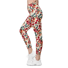 Load image into Gallery viewer, Crossover leggings with pockets 'Viva l'italia'
