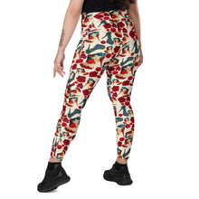 Load image into Gallery viewer, Crossover leggings with pockets 'Viva l'italia'