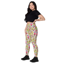 Load image into Gallery viewer, Crossover leggings with pockets 'Positano'