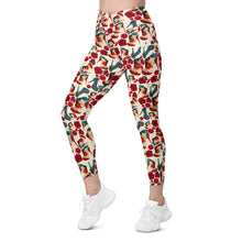Load image into Gallery viewer, Crossover leggings with pockets 'Viva l'italia'