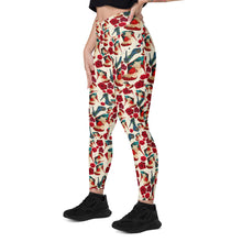 Load image into Gallery viewer, Crossover leggings with pockets 'Viva l'italia'