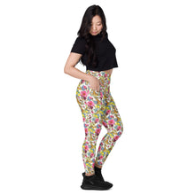 Load image into Gallery viewer, Crossover leggings with pockets 'Positano'
