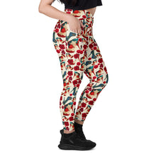Load image into Gallery viewer, Crossover leggings with pockets 'Viva l'italia'