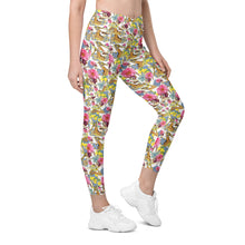 Load image into Gallery viewer, Crossover leggings with pockets 'Positano'