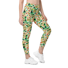 Load image into Gallery viewer, Crossover leggings with pockets 'Amalfi'