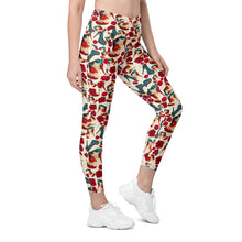 Load image into Gallery viewer, Crossover leggings with pockets 'Viva l'italia'