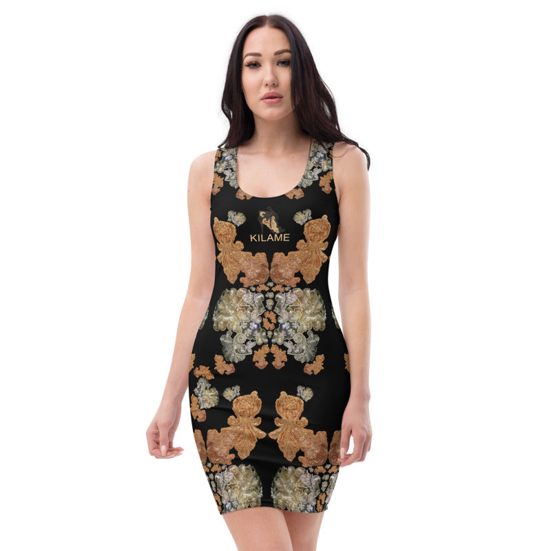 Dress Sammy 'Nude Embroidery' – melapa