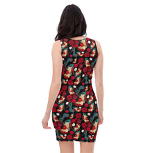 Load image into Gallery viewer, Dress 'Fiori rosso nero'
