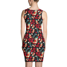 Load image into Gallery viewer, Dress 'Fiori rosso nero'