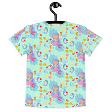 Load image into Gallery viewer, Kids crew neck t-shirt 'Viola Mermaid' 2-7