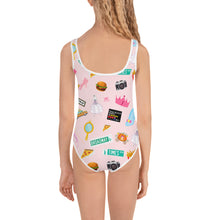 Load image into Gallery viewer, Kids Swimsuit 'Pink Princess' 2-7