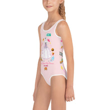 Load image into Gallery viewer, Kids Swimsuit 'Pink Princess' 2-7