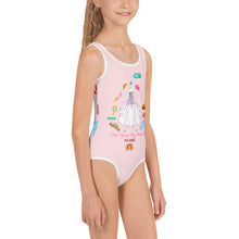 Load image into Gallery viewer, Kids Swimsuit 'Pink Princess' 2-7