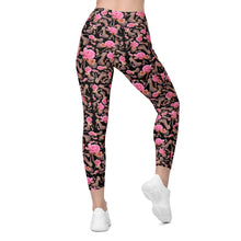 Load image into Gallery viewer, Leggings with pockets 'Black Rose'