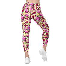 Load image into Gallery viewer, Leggings with pockets 'Jungle Flower'
